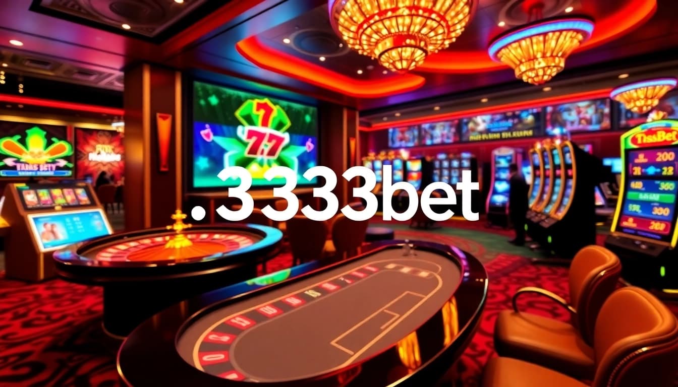 Experience thrilling live gameplay at 333bet with vibrant tables and engaging interactions.