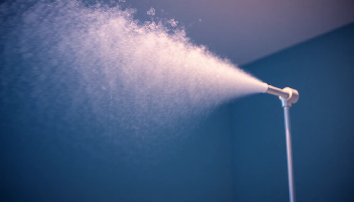 Dampfreiniger reinigt gründlich den Boden mit Dampf, zeigt desinfizierende Wirkung und modernes Design.