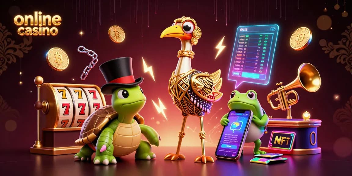 Enjoy thrilling slots at this vibrant online casino with cartoon characters and rich gaming elements.