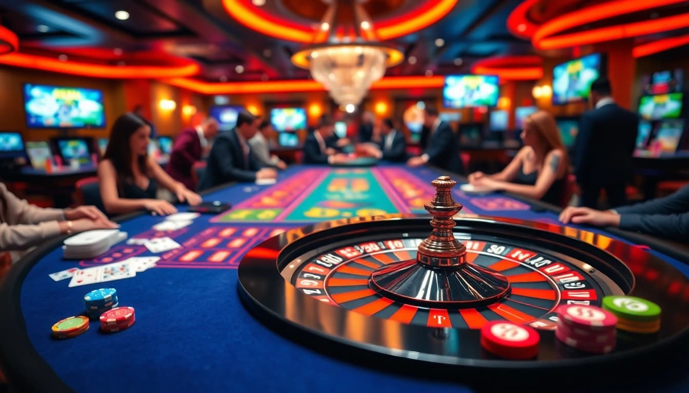 Erleben Sie die Spannung im Golisimo Casino mit aufregenden Spielen und lebendiger Atmosphäre.
