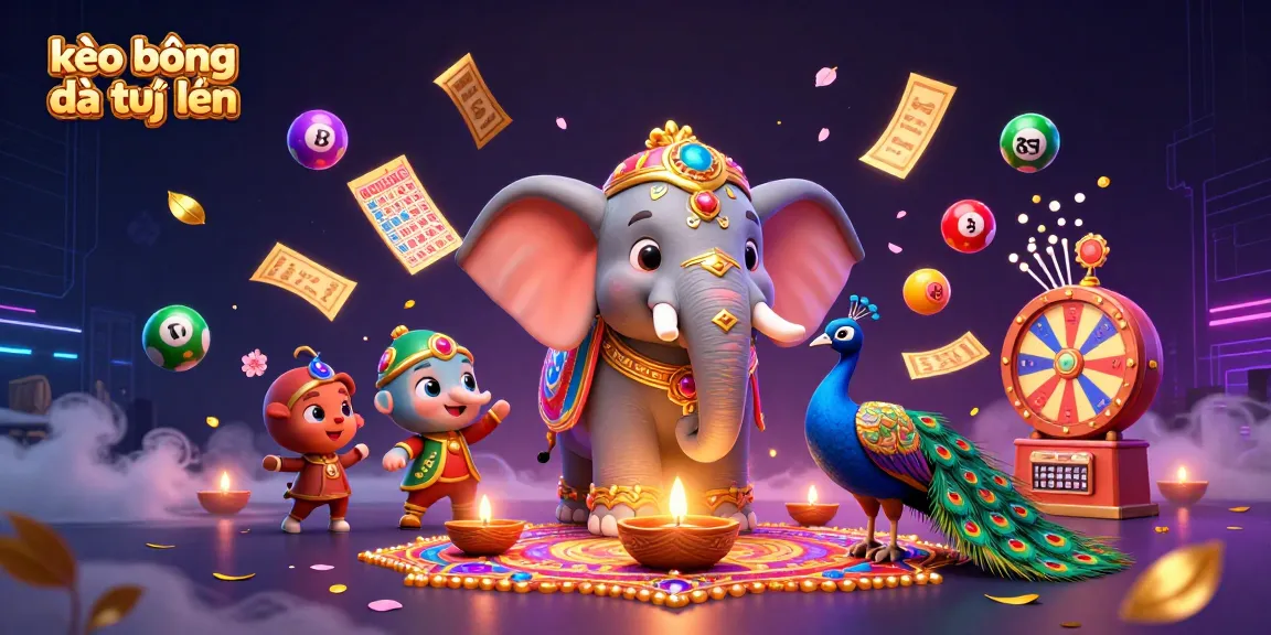 Engage in kèo bóng đá trực tuyến with vibrant casino elements showcasing an energetic scene filled with rewards.