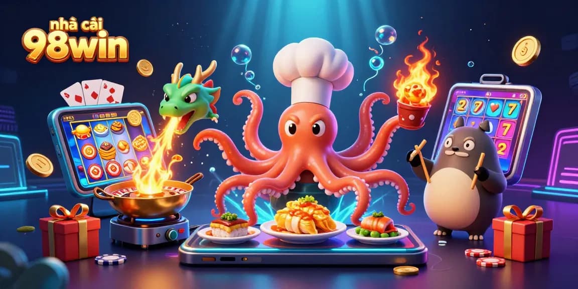 Experience engaging gameplay at nhà cái 98win with vibrant slot games and rich casino visuals.