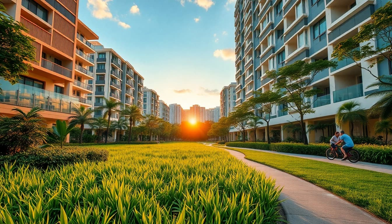 Discover vibrant life and modern architecture in Tampines EC.