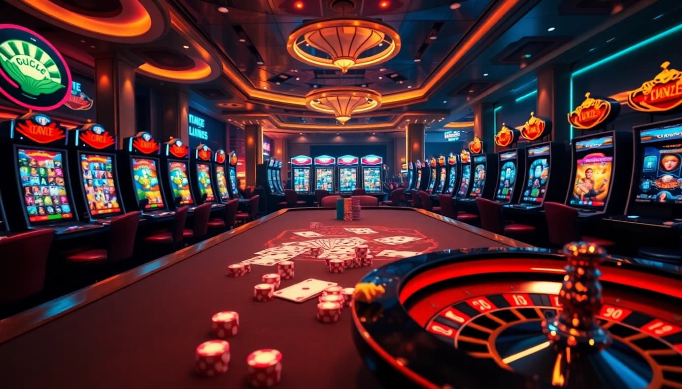Experience thrilling gameplay at Thabet77's online casino with vibrant table games and slots.