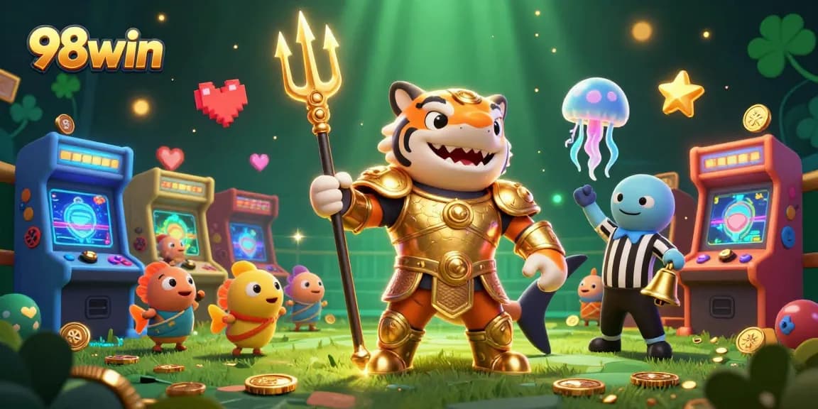 Experience thrilling gaming at 98win with a vibrant underwater casino arena.