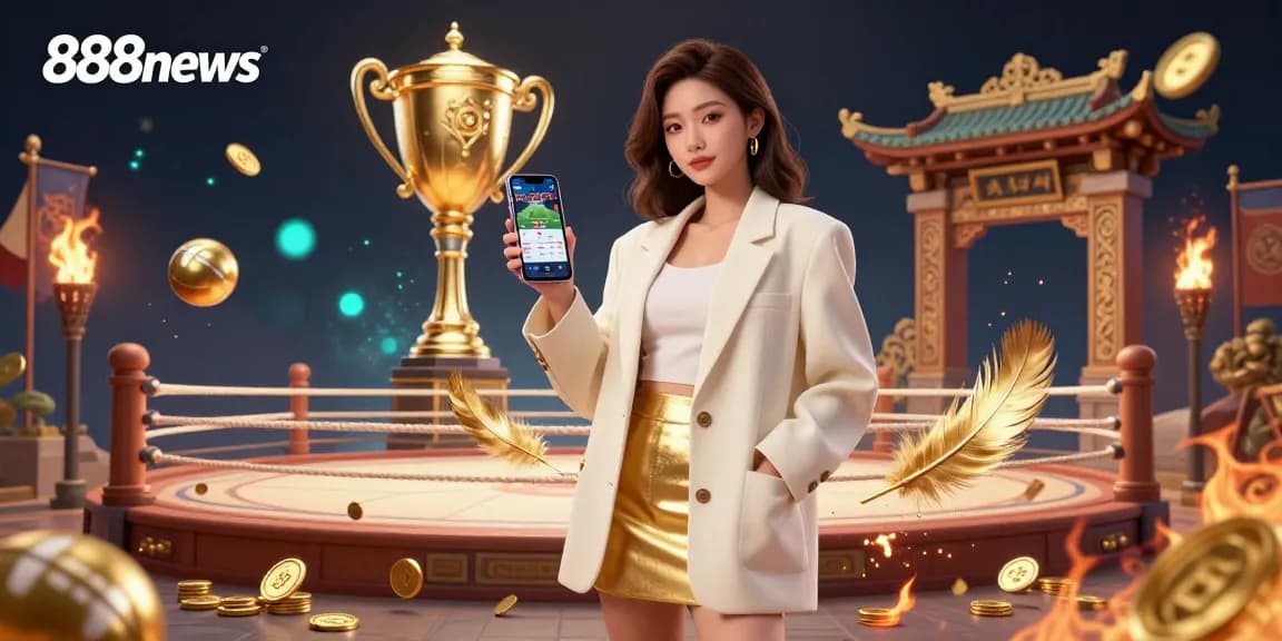 Engage with 888news as players explore exciting sports betting options, showcasing dynamic 3D casino elements.
