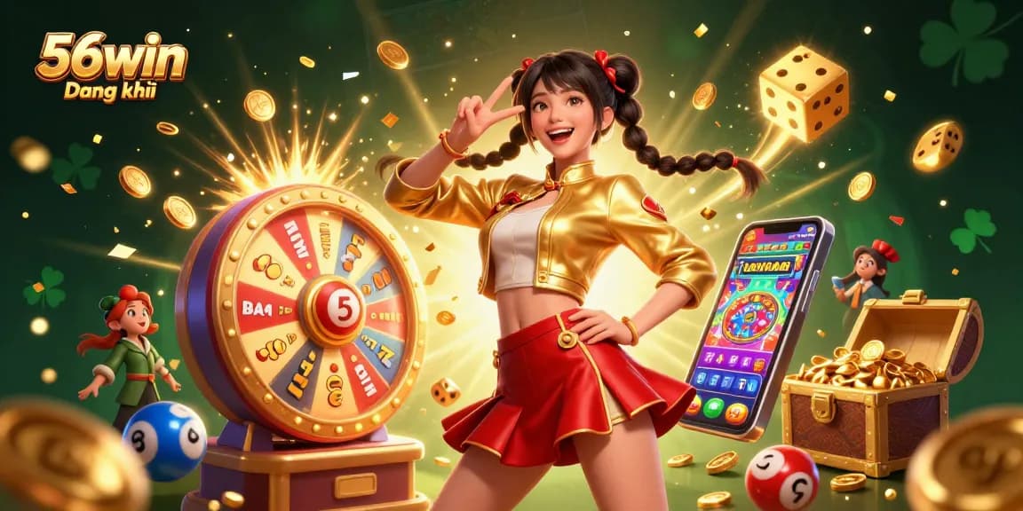 Engage with 56win Đăng ký and witness thrilling executions of a jackpot bursting in colors and fun.