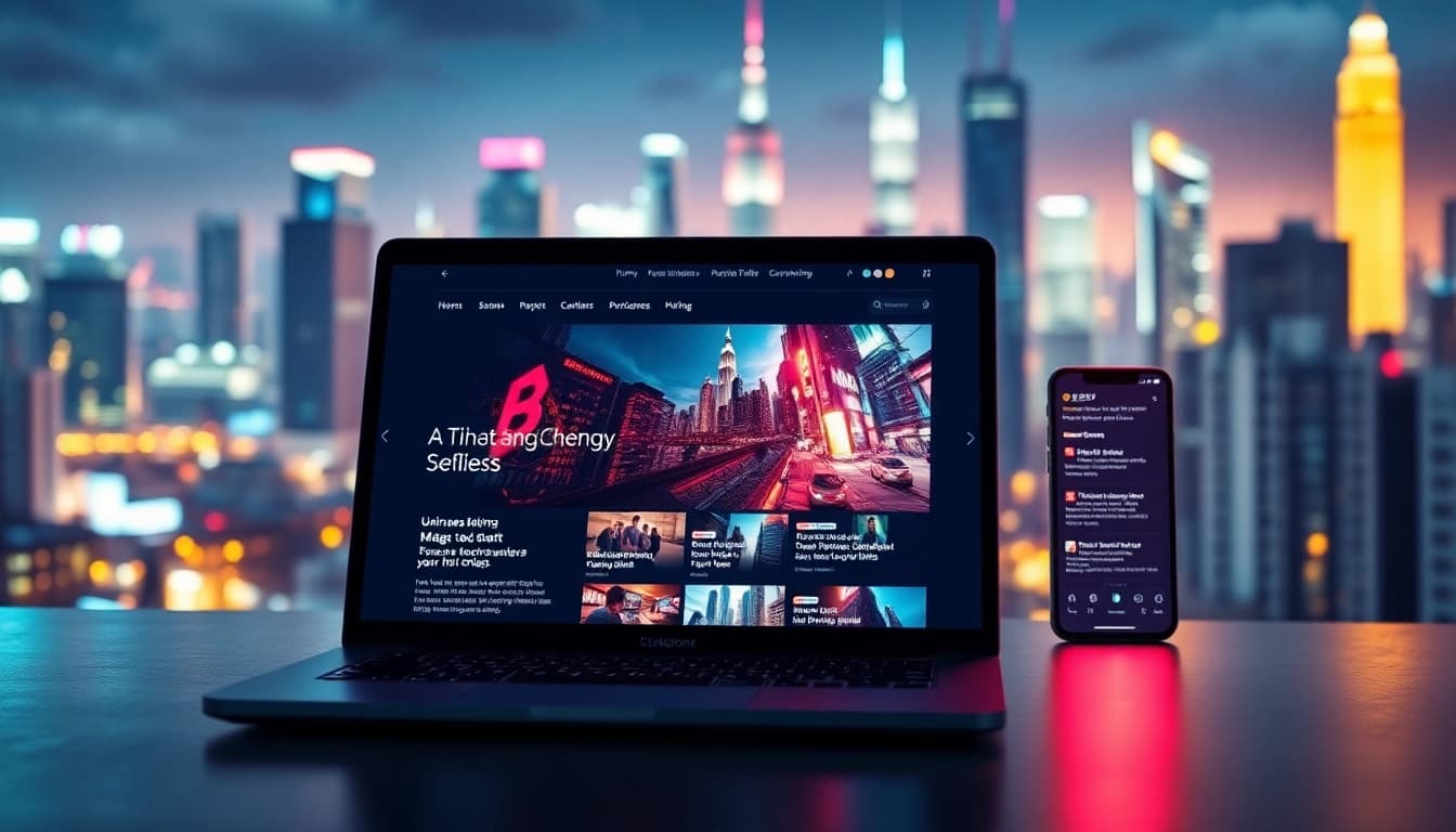 Aktuelle Technik News auf einem modernen digitalen Bildschirm mit klarer Benutzeroberfläche.
