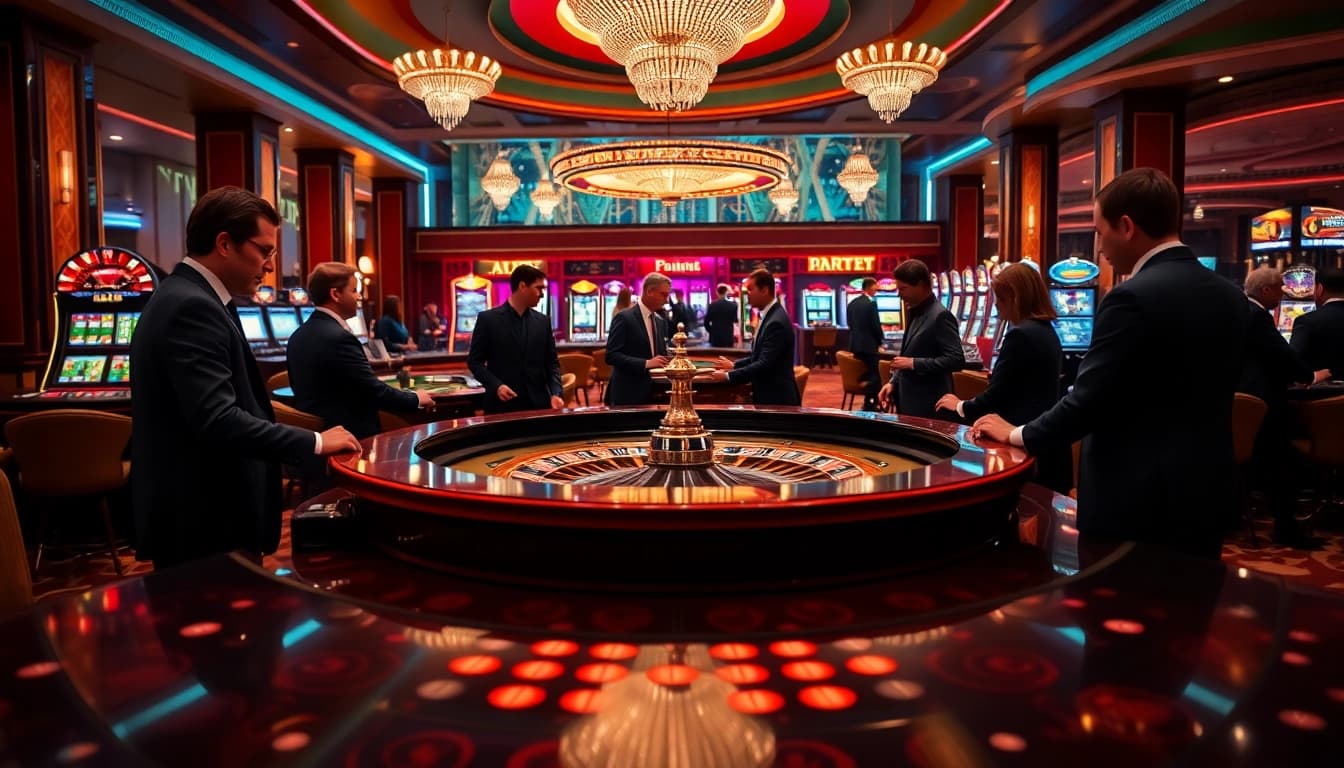Gewinnen Sie mit Ragnaro Germany am eleganten Roulette-Tisch in einem stilvollen Casino.