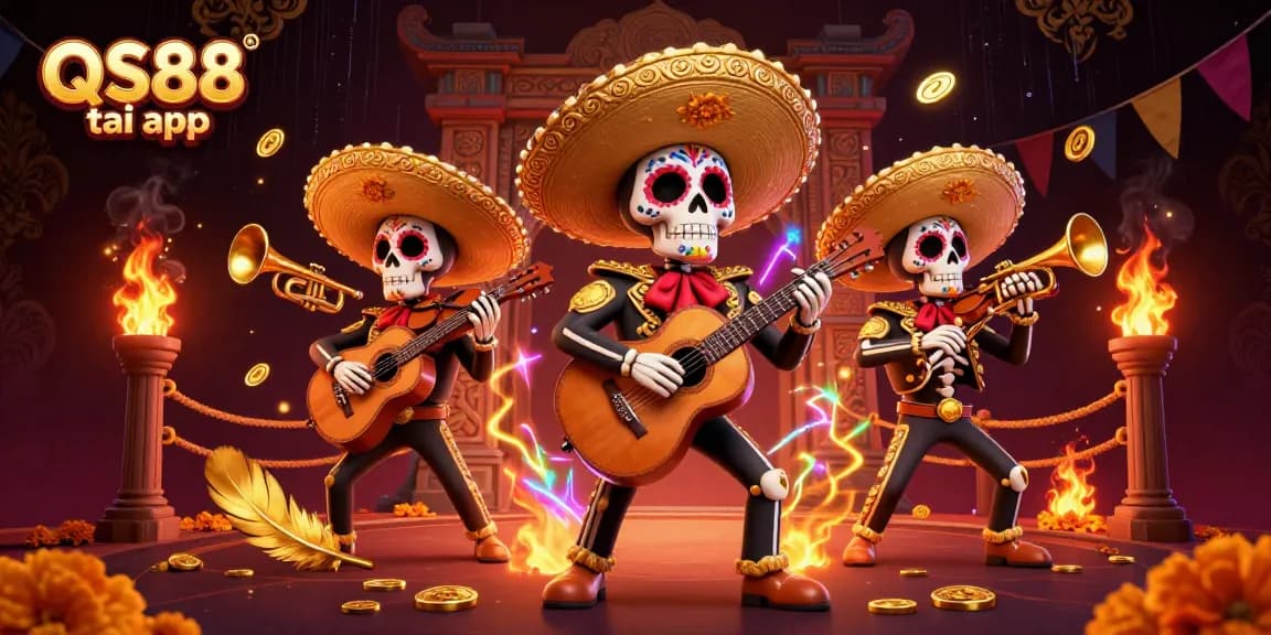 Experience high-stakes excitement with QS88 tai app featuring a lively mariachi scene.
