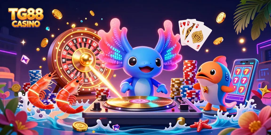 Experience winning at TG88 CASINO with captivating gameplay, vibrant characters, and exciting casino elements.