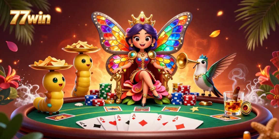 Experience the thrilling gameplay at 77win with vibrant poker action and enchanting visuals.