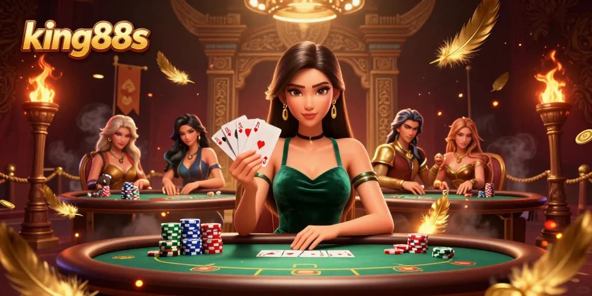 Experience king88s with dynamic poker action at a luxurious gaming table.