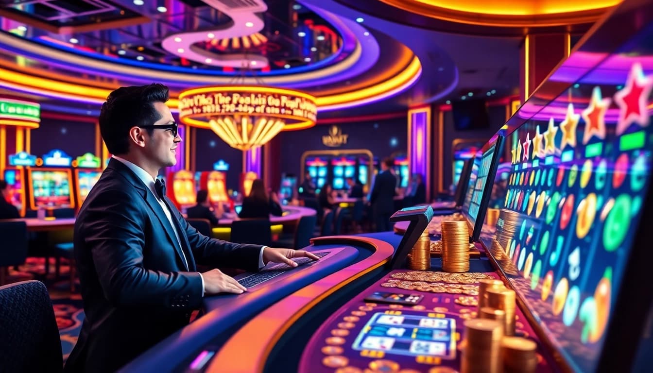 Experience the excitement of a real money online casino with engaging games and vibrant atmosphere.