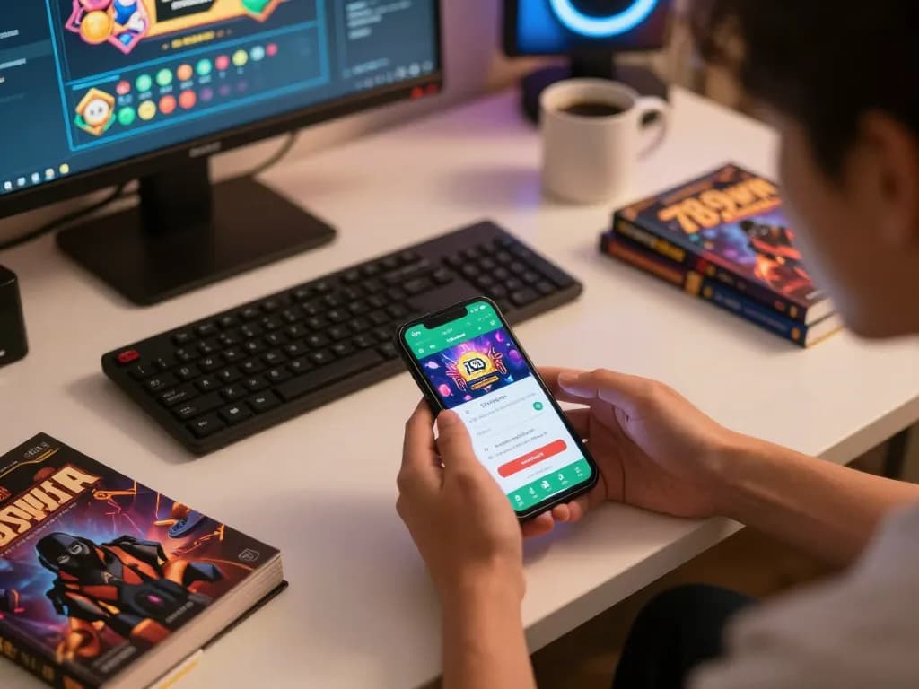 Playing exciting casino games on the 789win link app while enjoying a cozy home atmosphere