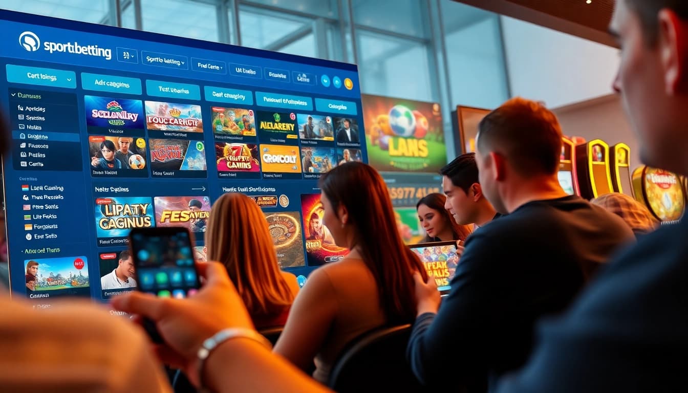 Online gaming platform interface at https://goal123.work/ showcasing diverse players engaged in sports betting and casino games.