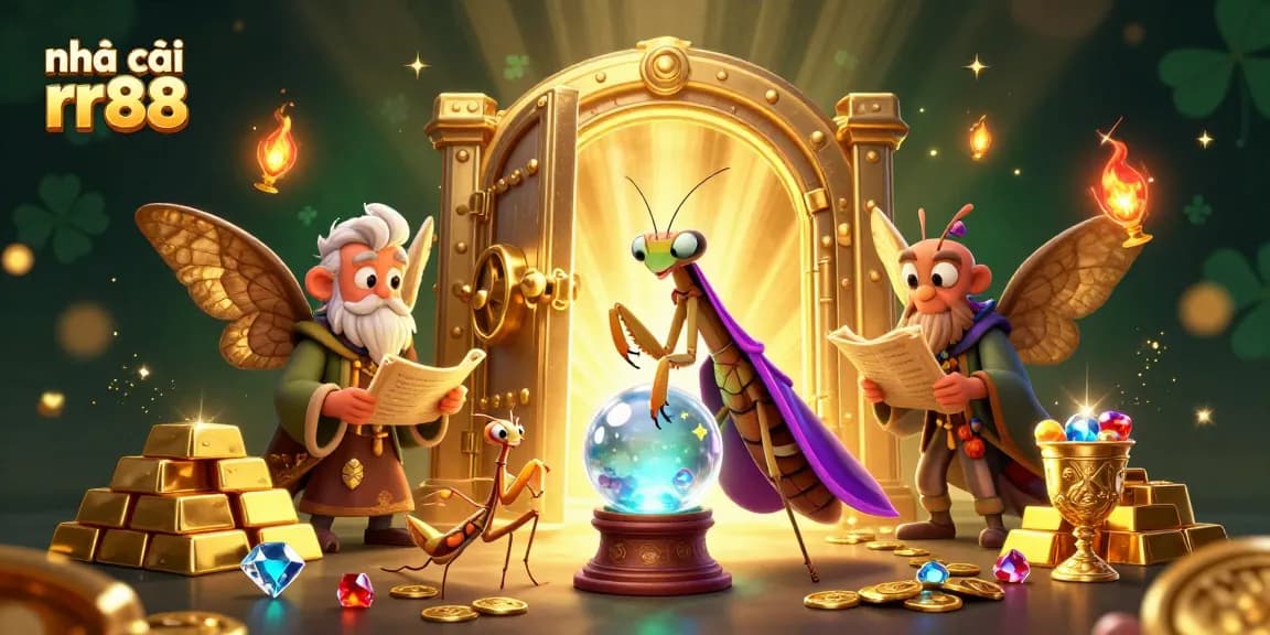 Experience thrilling gameplay at nhà cái rr88 with captivating 3D digital illustration featuring vibrant casino elements.