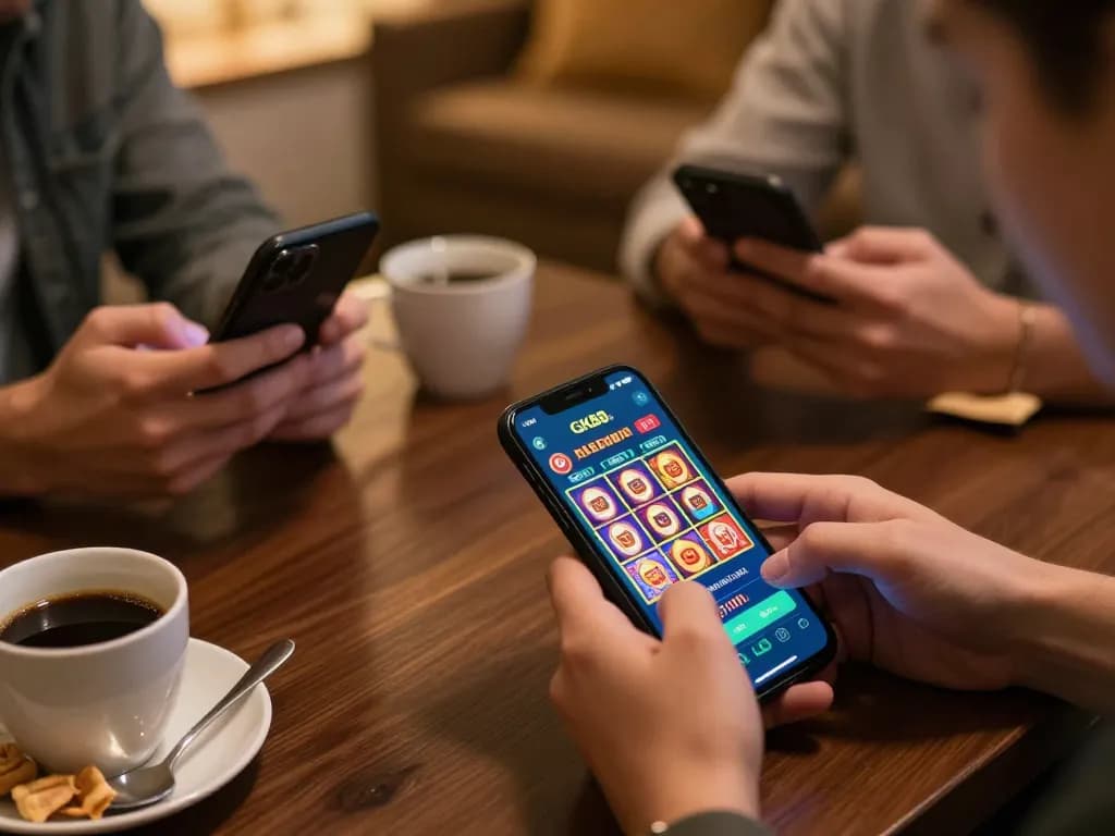Engaging gameplay with GK88 com app on mobile devices in a cozy setting.