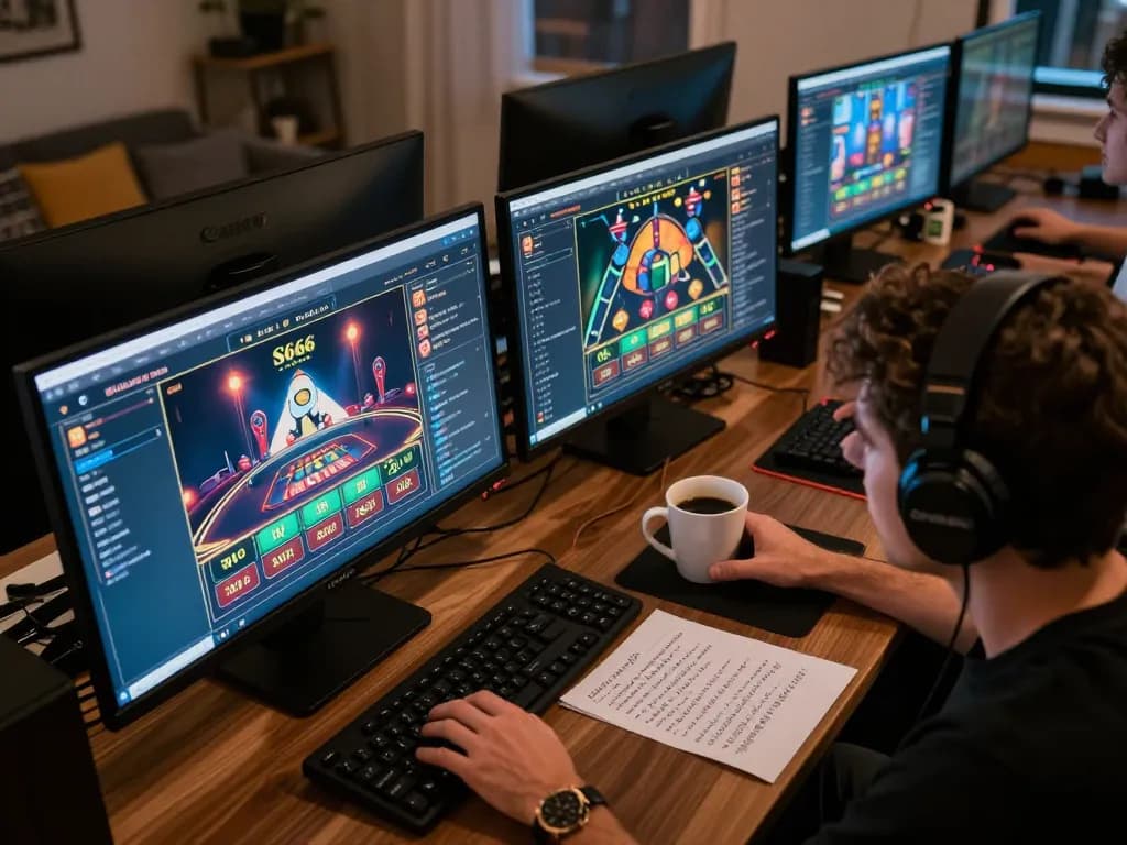 S666 player focused on online gaming strategies while managing their bankroll.