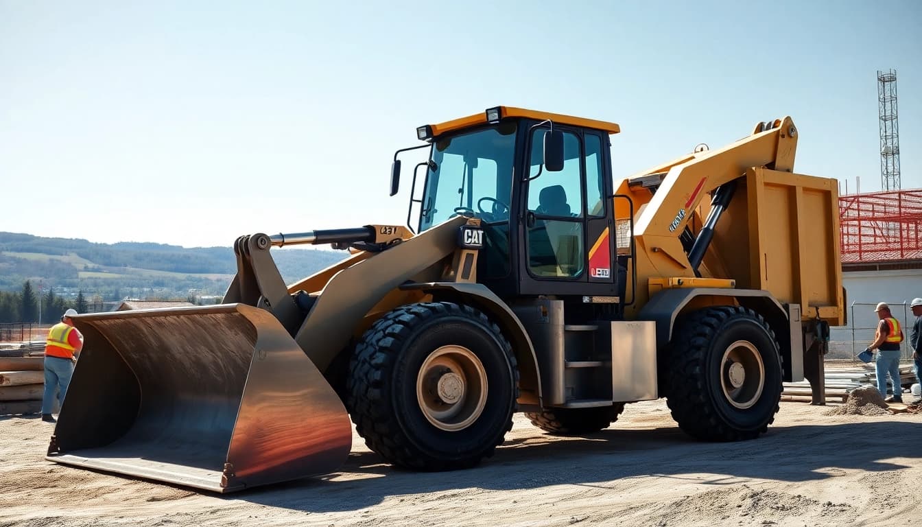 Bagger leihen Celle für Baustellenprojekte in Celle, glänzender Bagger bei der Arbeit in sonniger Umgebung.