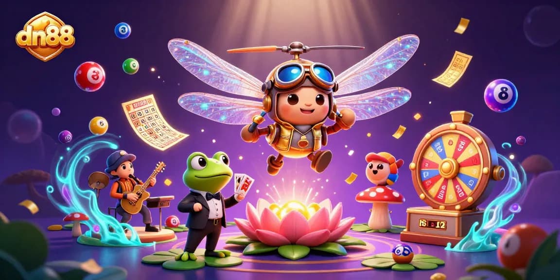 Experience thrilling gaming at dn88 with lively casino characters and dynamic elements.