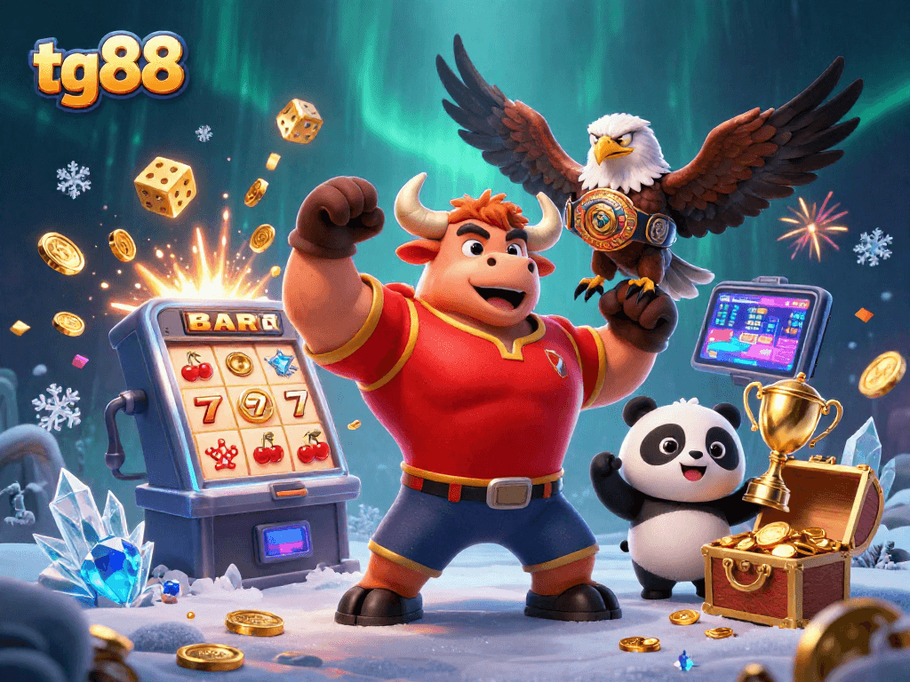 Experience exciting wins at tg88 with vibrant casino action, featuring charming mascots and jackpots bursting with prizes.