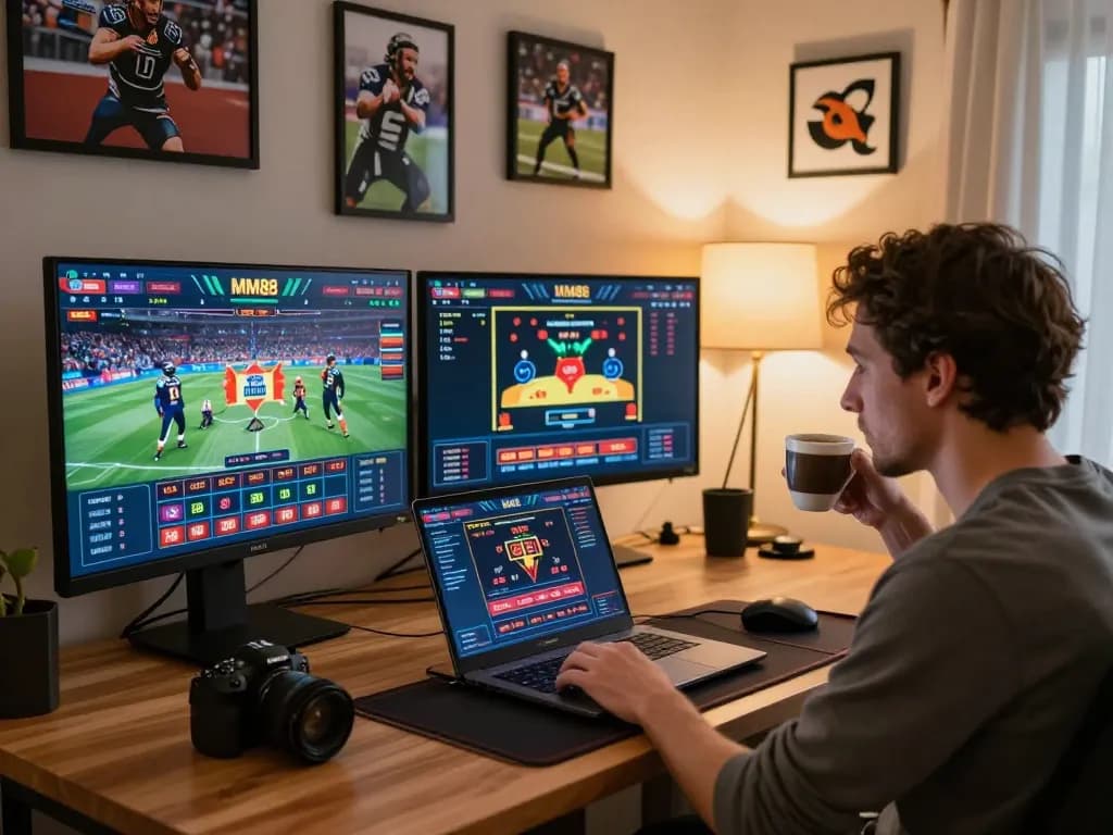 Engage in thrilling online casino action at MM88 with a player focused on strategies.