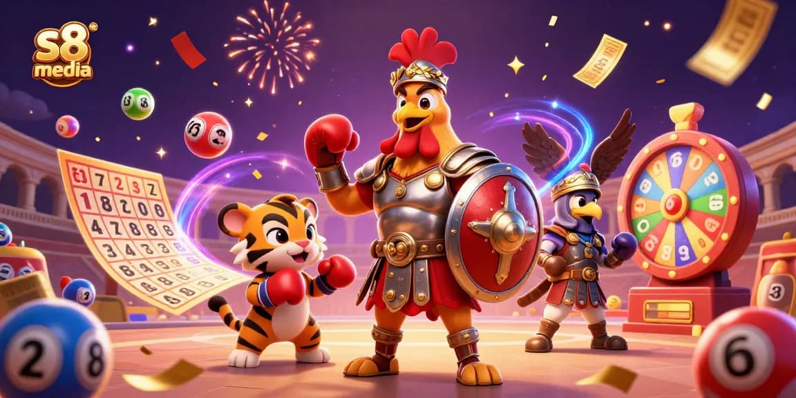 Experience thrilling gambling excitement with the vibrant scene from s8 media showcasing fun elements.