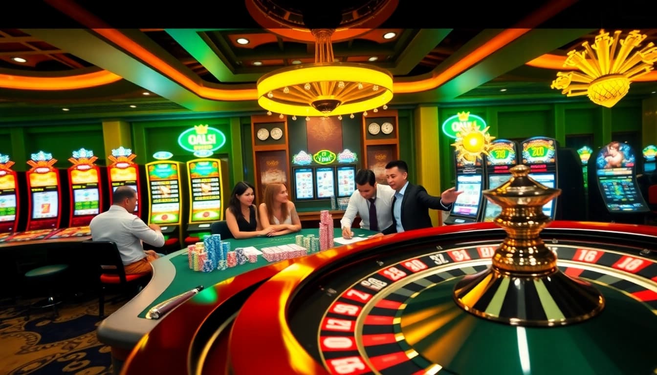 Experience the excitement of online gambling at https://dola88vn.com/ with vibrant casino visuals.