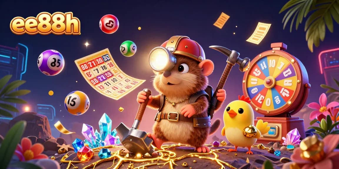 Join the fun at ee88h as the treasure hunter mole tackles a vibrant casino adventure filled with excitement and rewards.