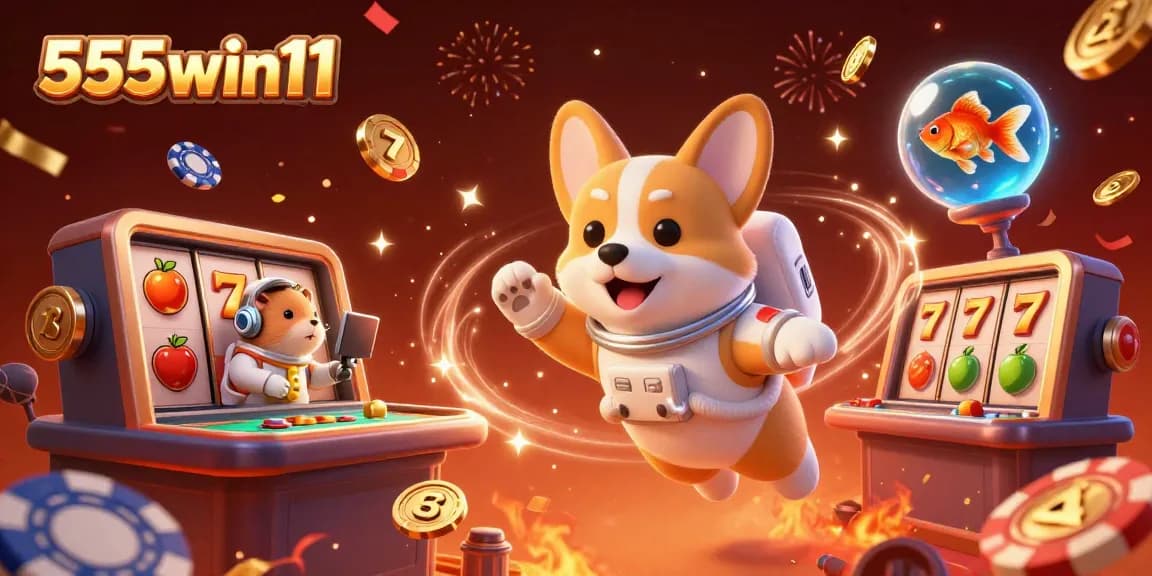 Experience thrilling games and winning opportunities at 555win11 with vibrant visuals and engaging characters.