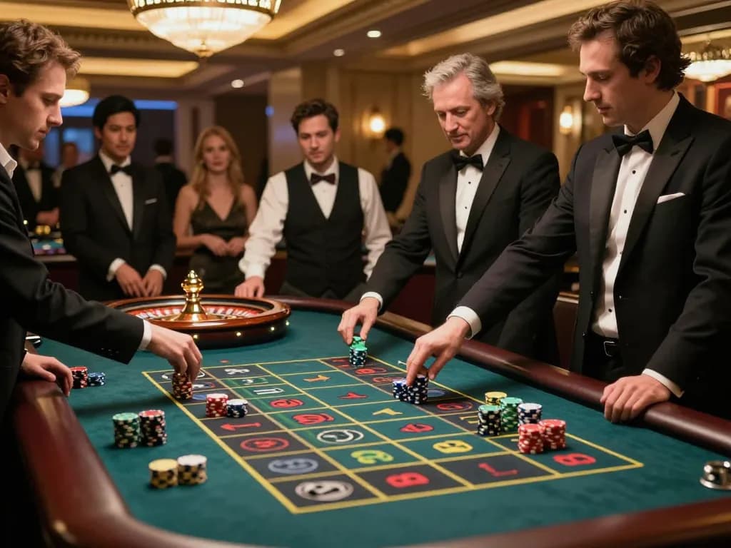 Experience thrilling roulette gameplay at G28 with players engaged in strategic betting