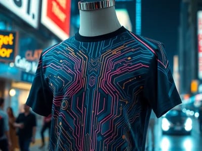 Einblick in innovative cyberware shirt designs für modebewusste Menschen