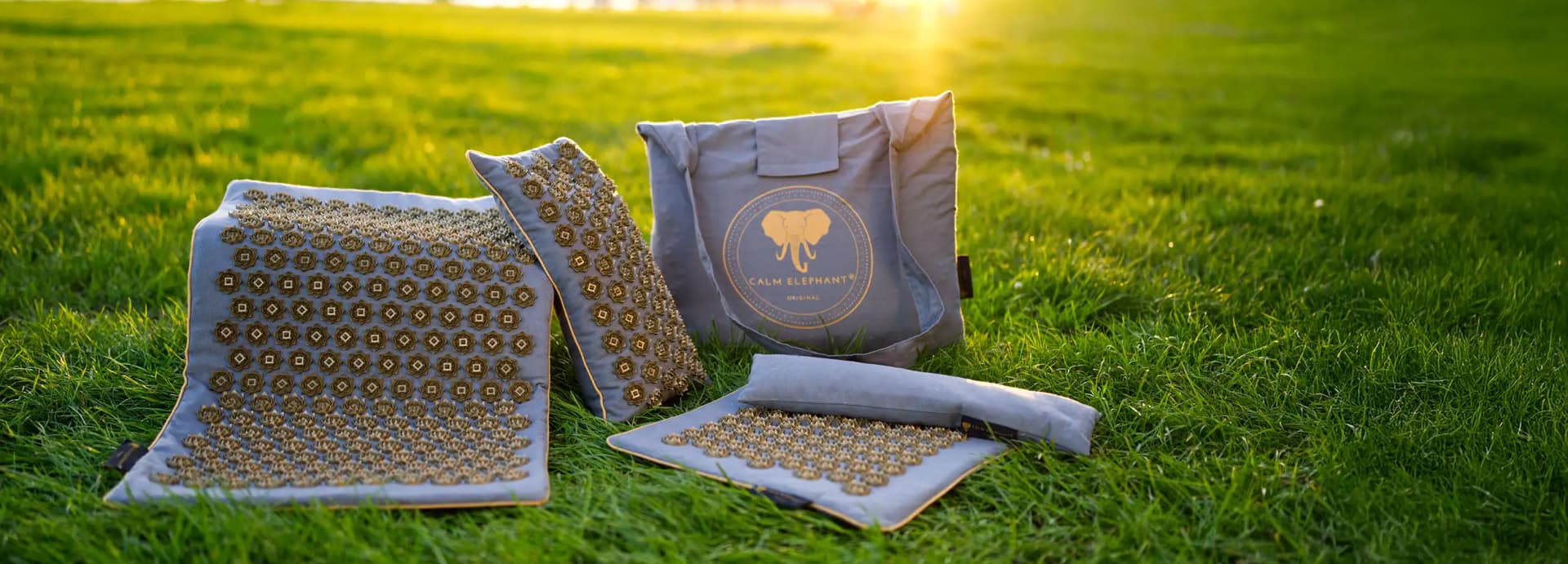 Akupressurmatte von Calm Elephant aus natürlichen Materialien und verantwortungsvoller Produktion