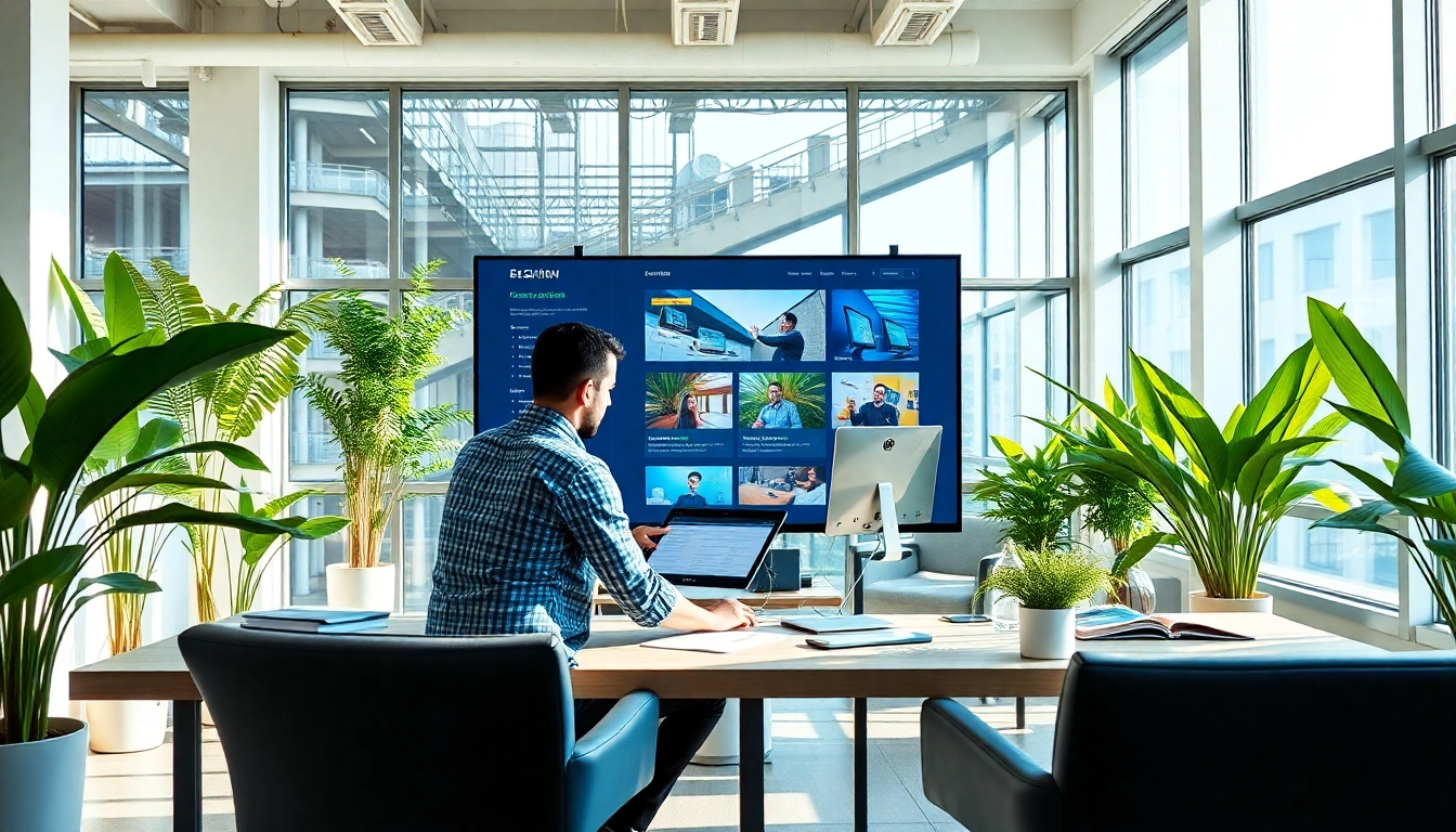 Webdesign Hannover: Kreatives Team bei der Arbeit an modernem Webdesign.