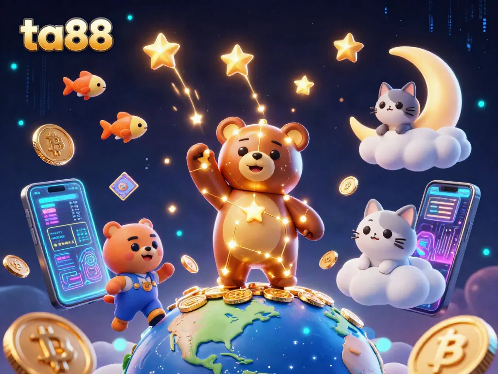 Experience the excitement of ta88 with a dazzling array of cosmic casino characters and cryptographic elements!