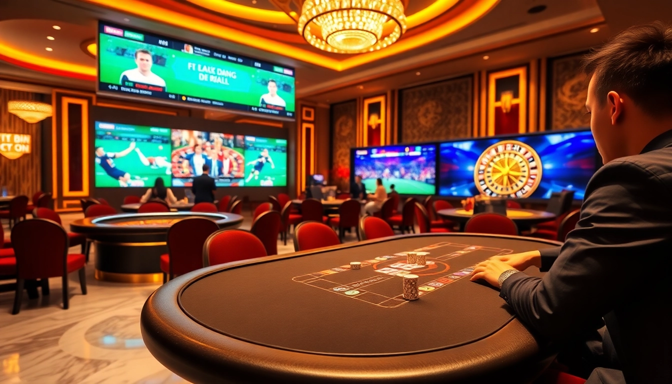 Watch live football matches on https://luongsontv23.com/ while enjoying an exciting casino atmosphere.