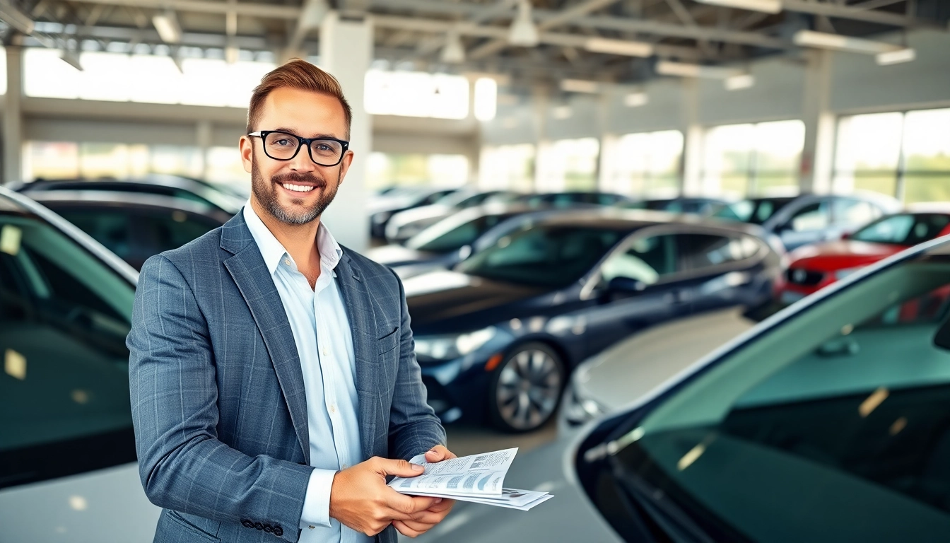 Auto kaufen in einem modernen Autohaus mit einer großen Auswahl an Fahrzeugen.