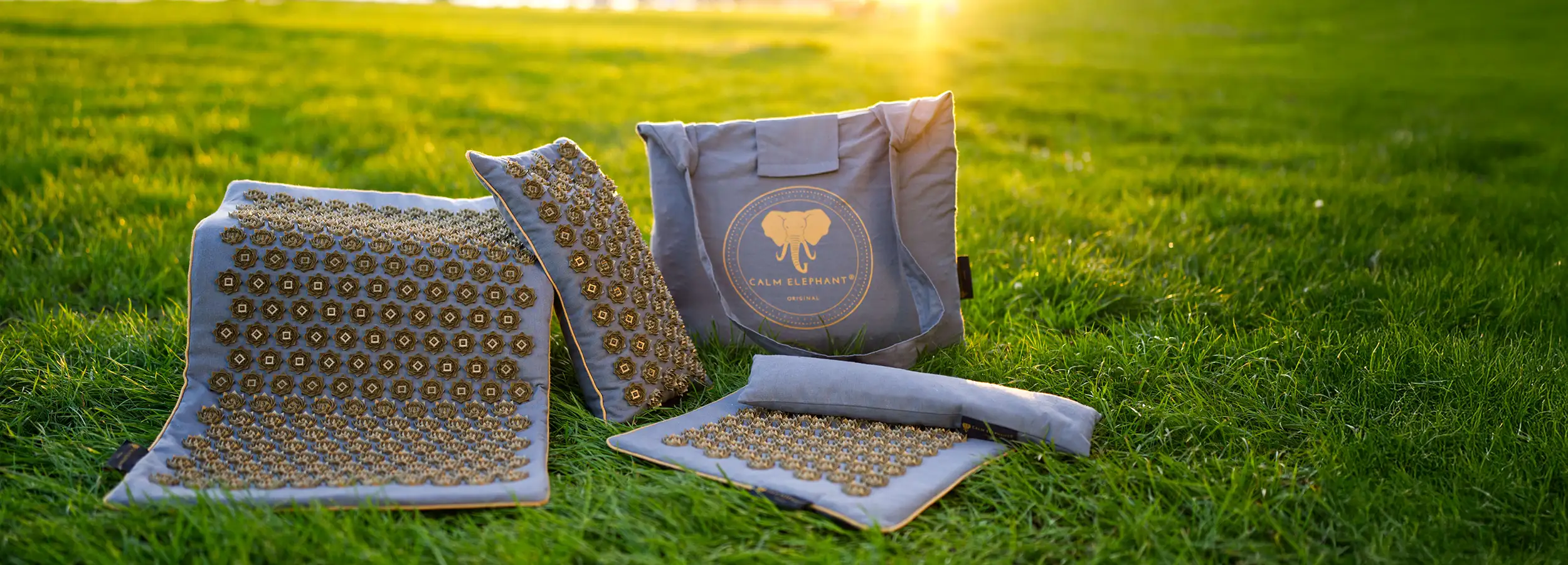 Akupressurmatte von Calm Elephant aus natürlichen Materialien und verantwortungsvoller Produktion