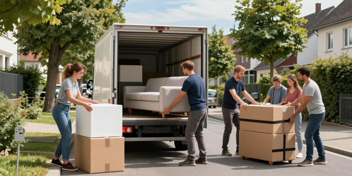 Professionelle Umzugsunternehmen Ludwigshafen transportieren Möbel sicher und zuverlässig.