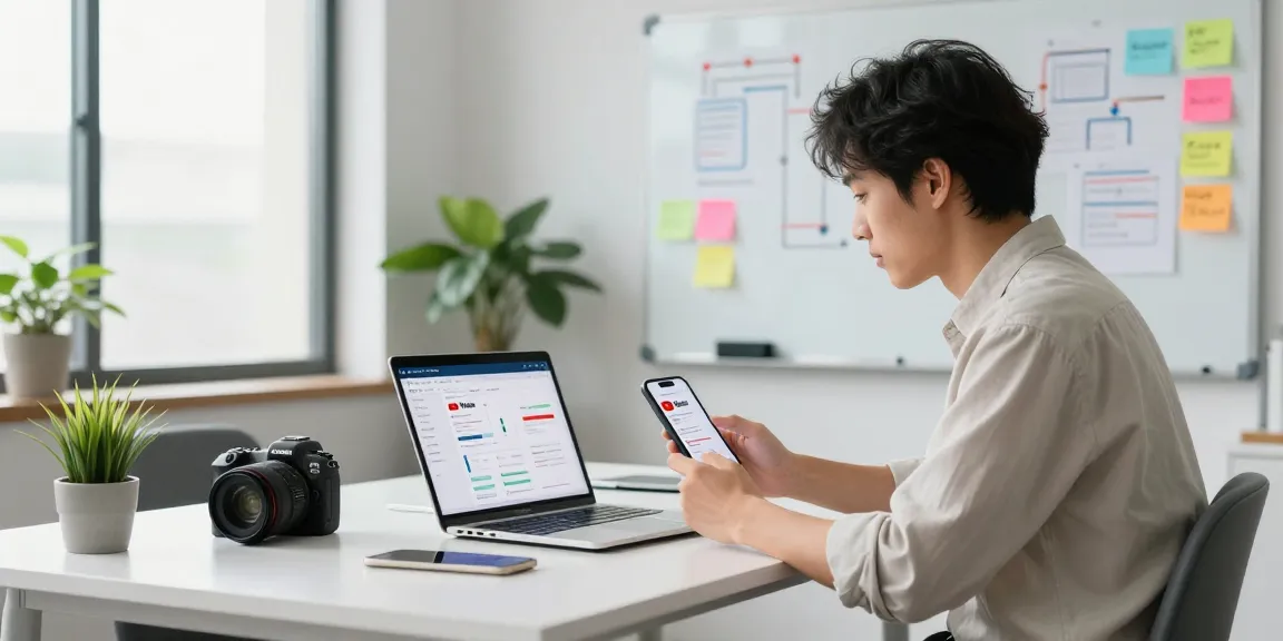 YouTube Views kaufen steigern im modernen Marketingbüro mit dynamischem Team und Digital Analytics.