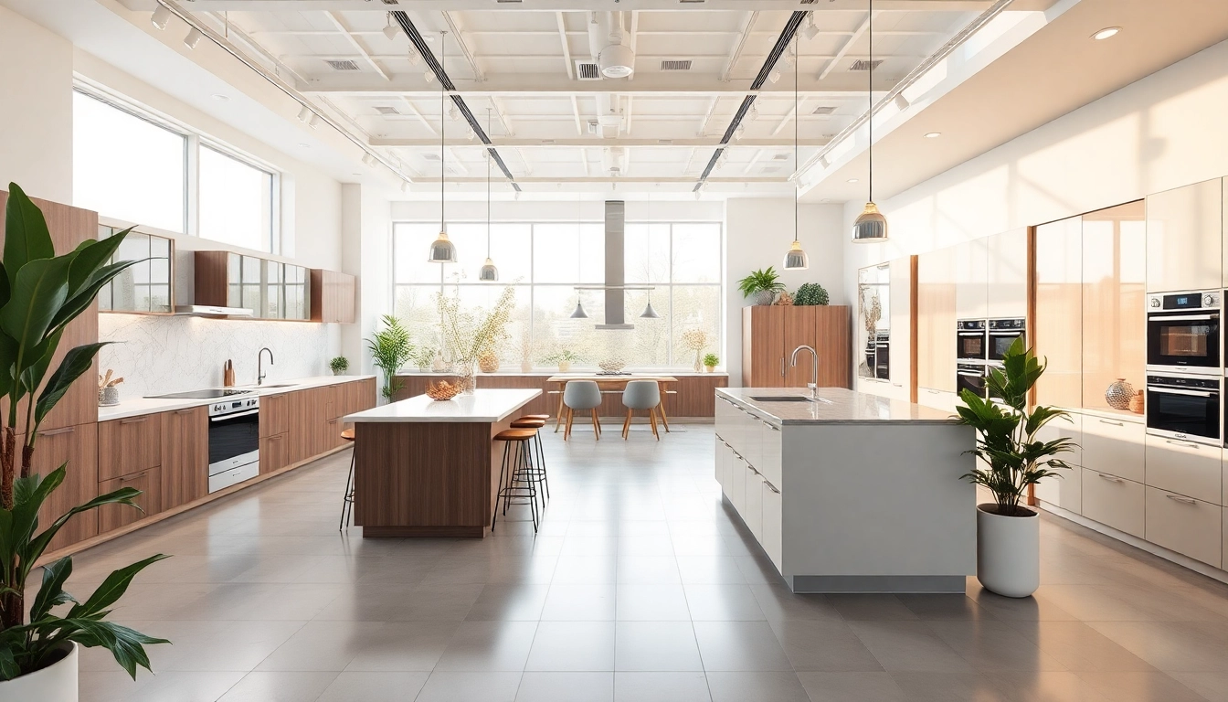 Küchenstudio in Frankfurt am Main zeigt elegante Küchendesigns in einladendem Ambiente.