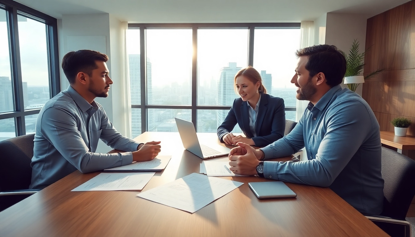 Beratung zur Schuldnerberatung für Selbstständige in einem modernen Büro