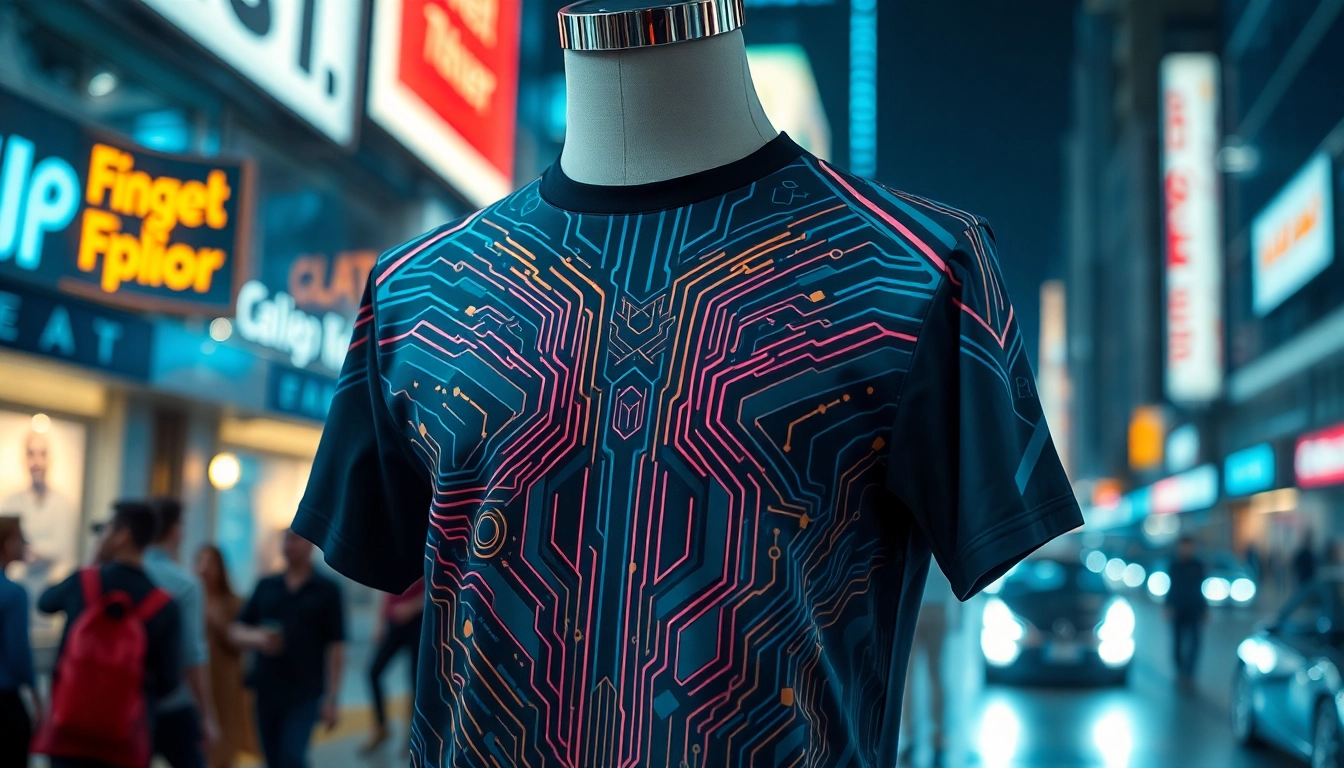 Einblick in innovative cyberware shirt designs für modebewusste Menschen