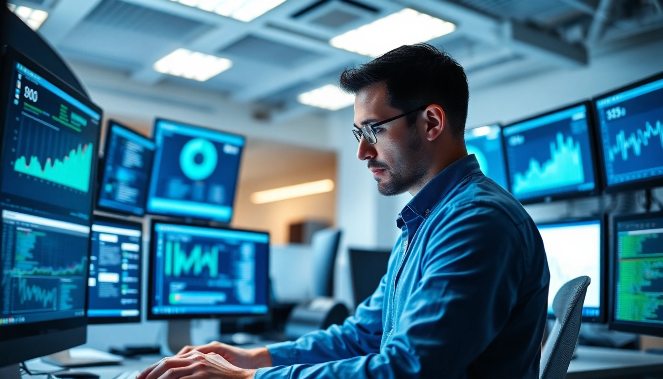 Datenrettung Wien: Fachmann bei der Datenwiederherstellung an einem Computer mit modernen Softwaretools.