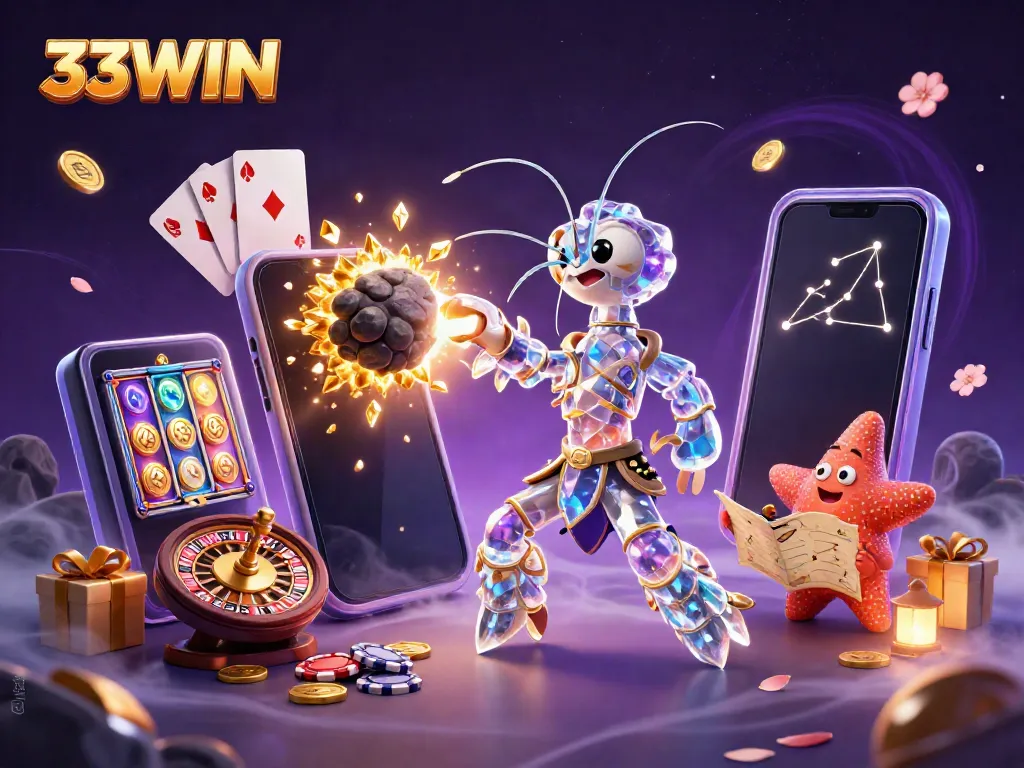 Engage in thrilling gameplay with 33WIN's vibrant galactic samurai theme, exploring endless possibilities.