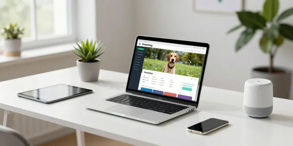 Hundetraining App mit modernen Technologien für effektives Hundetraining.