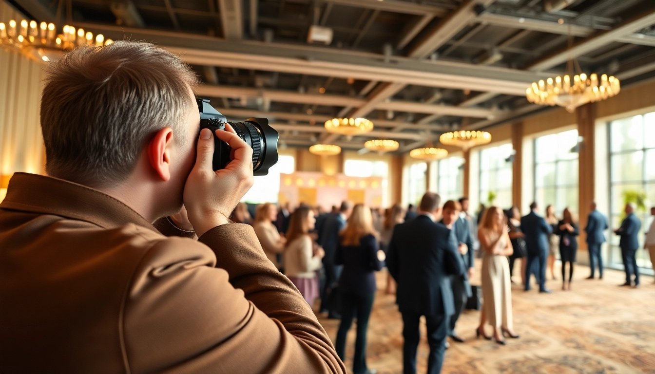 Ein Eventfotograf München dokumentiert lebhafte Momente bei einer Veranstaltung.