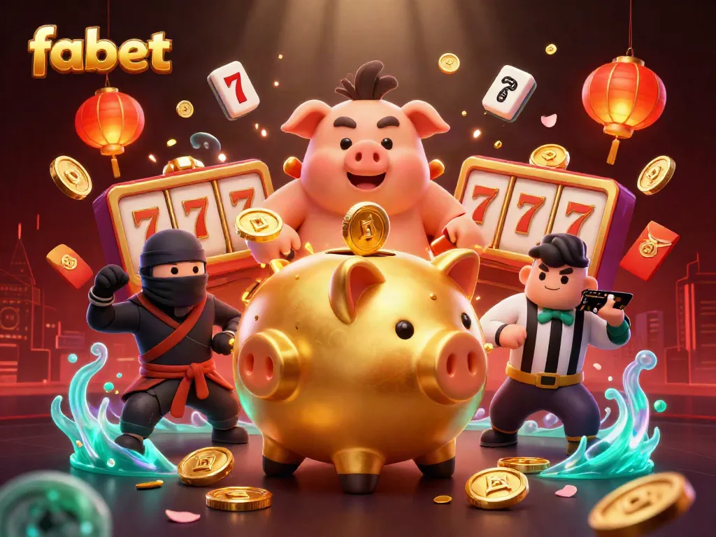 Experience the thrill of fabet's slot games with vibrant characters and dynamic elements!