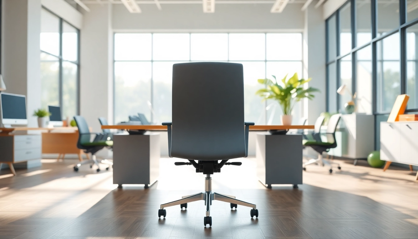 Herman Miller Setu Stuhl in modernem Büro, ideal für Produktivität und Eleganz.
